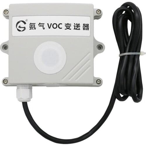 Ammonia Concentration Detection Sensor RS485 Output NH3 VOC Gas Transmitter for Measuring the Odor of Public Toilets and Farms