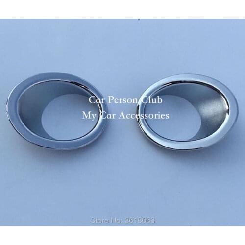 For 2007 2008 2009 Nissan Qashqai/Dualis J10 Front Rear Fog Light Cover Lamp Trim Molding Garnish Frame Chrome Car Accessories