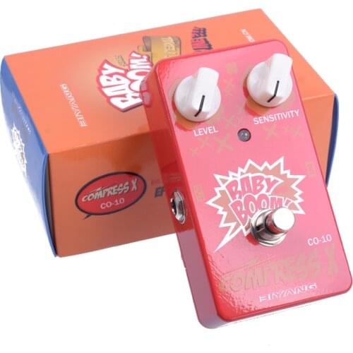 Biyang Baby Boom Series CO-10 Electric Bass Effect Pedal Compress X Compressor Effect guitar pedal True Bypass Free Connector