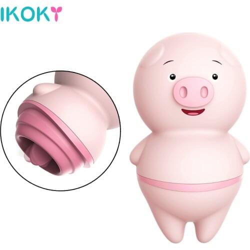 Sex Toys Pig Tongue Lick Massager Women Vibrators for Clitoris Stimulator Anal Sextoys Female Masturbator Machine Adult Sex Shop