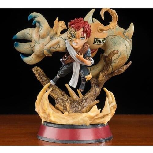 Anime Action Figures 25cm Gaara Toys Figurine Christmas Kids Gift Japanese PVC Figure Model Doll Gifts Anime Lover Collection