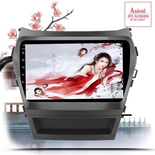 Head Unit GPS Car Radio For 2013 2014 2015 2016 2017 2018 2019 Hyundai IX45 SantaFe 9 Inch Android 10.0 2Din support 4G camera