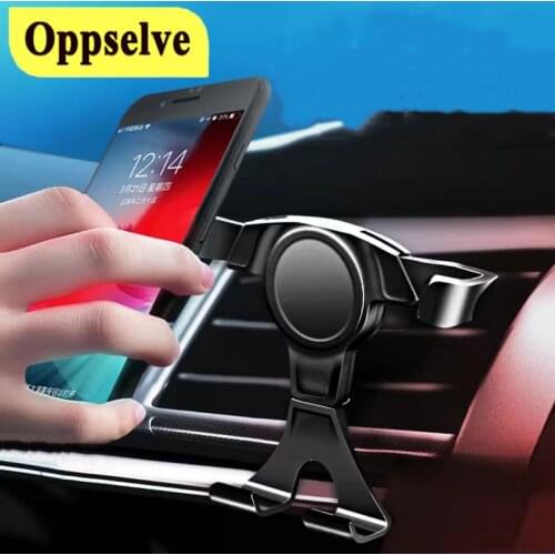 Gravity Car Phone Holder Air Vent Mount Telefon Mount Cellphone Stand GPS Navigation Holder For iPhone 12 Huawei Samsung Xiaomi