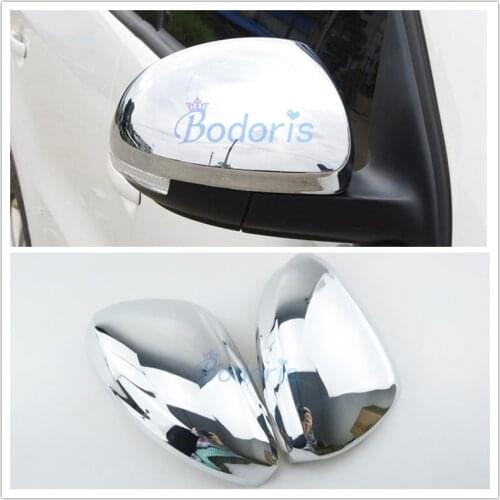 Chrome Car Styling Rear View Mirror Cover Overlay Panel 2009 2010 2011 2012 2013 2014 2015 For Volkswagen VW Tiguan Accessories