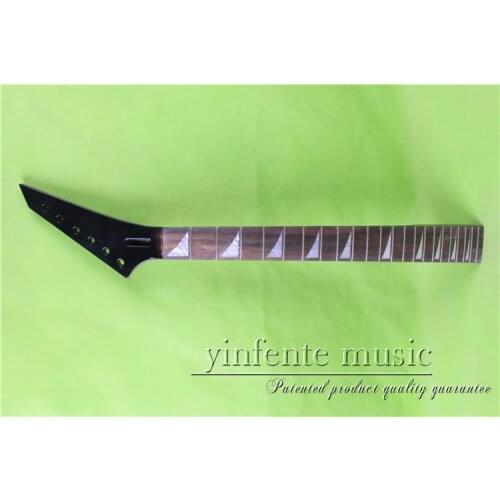 JKX-0085# right black 25.5" Electric guitar neck Bolt on rosewood fingerboard fine quality 22 fret