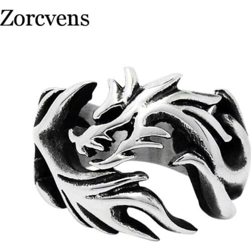 Modyle Cool Dragon Claw Ring Punk Retro Stainless Steel Mans Hiqh Quality Jewelry Wholesale