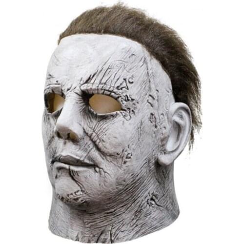 Hot 2020 Hot Movie Halloween Horror Michael Myers Mask Cosplay Adult Latex Full Face Helmet Halloween Party Scary Props