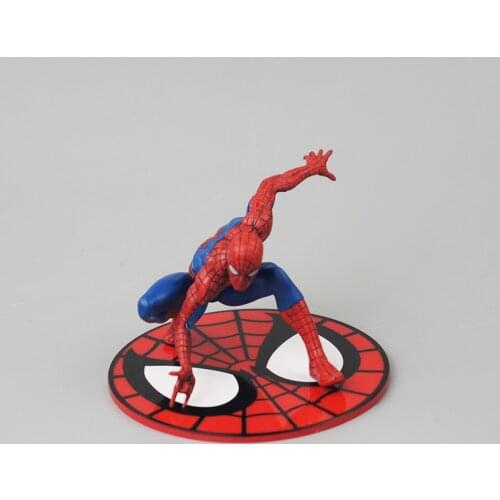 Marvel Avengers Spider Man Action Figures PVC Spiderman Doll Toy Cake Car Decoration