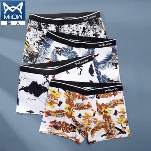 MiiOW New Mens Underwear, Cotton Boxer Briefs, Boys' Underwear, Mens Cotton Underwear, Mens Adult