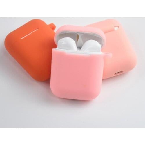 Soft Silicone Cases For Apple Airpods 1/2 Protective Bluetooth Wireless Earphone Cover For Apple Air Pods Charging Box Bags