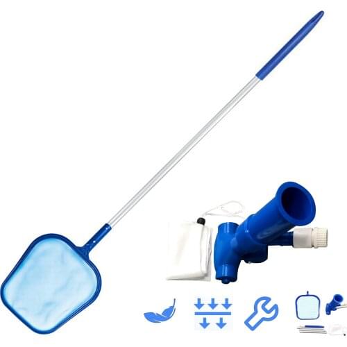 Pool Cleaning Net Set Swimming Pool Cleaning Tools Maintenance Above Ground Skimmer Brush Vacuum Hose Swimming Pool Cleaning Net