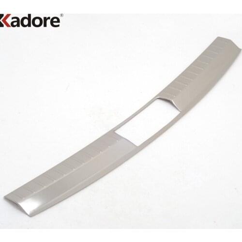 Car Inner Rear Trunk Bumper Cover Trim For Dodge Journey For Fiat Freemont 2012-2014 Stainless Steel Tailgate Door Sill Plate
