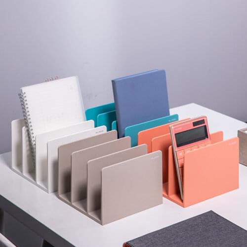 Deli Nusign NS006 desktop File tray Book stand ABS resin documents stands Office student documents trays 4 colors optional