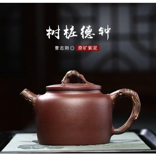 Wholesale ceramic tea-pot undressed ore zhi-gang cao all hand purple clay quality goods are recommended a drop shipping