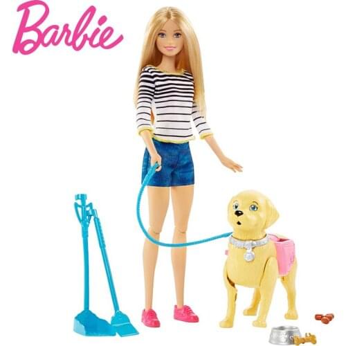Original Barbie Authorize Brand Fashion Dolls Bicycle Model Dog Toys for Children Riding Girl Birthday Gift Boneca Juguetes