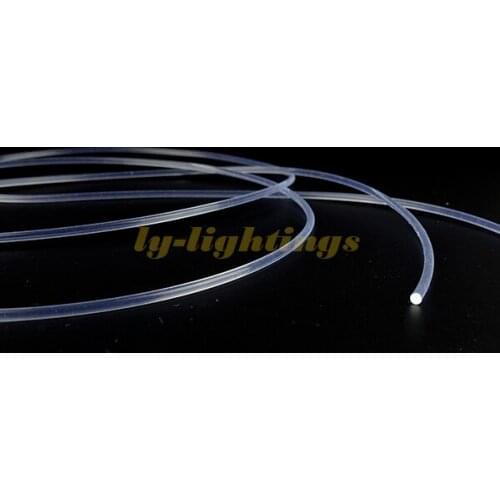 PMMA side-glow optical fiber side-light optic fiber soft for clothes car modification bar club decoration night lighting