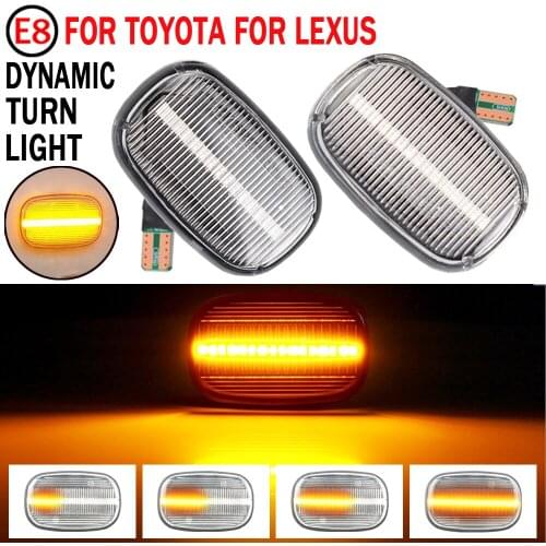 Led Dynamic Side Marker Turn Signal Lights For Toyota Celica T20 23 Corolla Caldina Avensis Starlet Prius Fielder Verso Runx MR2