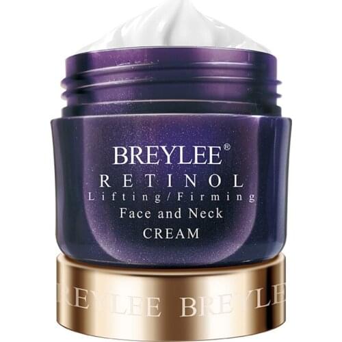 BREYLEE Retinol Firming Face Cream Anti Aging Remove Wrinkles Night Day Moisturizer Skin Whitening Lifting Neck Facial Skin Care