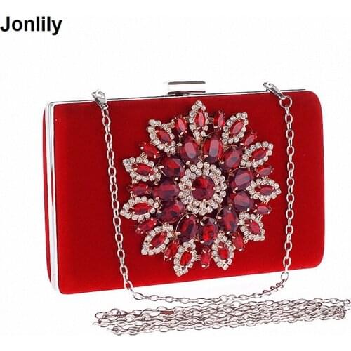 Handmade Crystal Chian Bead Evening Clutch Bags Purse Prom Wedding Women Bag Beg Shanel Bolsa Feminina LI-1138