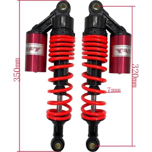 12.5" 320mm Rear Air Shock Absorbers For ATV Quad CB250 Honda CT70 DT100 CX500 yamaha XJ600 SR500 TY175 Honda GB400TT 1985-1992