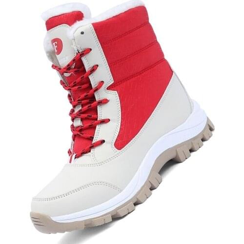 Winter Women Boots High Quality Keep Warm Ankle Snow Boots Women Lace-up Comfortable Ladies Boots Platform Boots Women Shoes