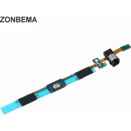 ZONBEMA 5pcs/lot New Home Button keypad Sensor Audio Jack Headphone Flex Cable For Samsung Galaxy J5 2016 J510 J510F