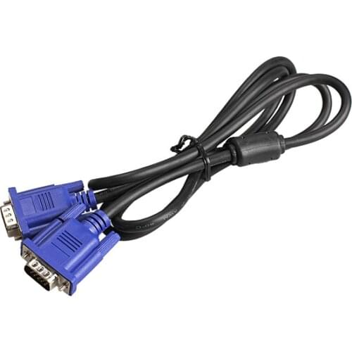1Pc Premium 1.4M VGA To VGA 15pin Male to Male Monitor Cable for Laptop CRT DVD