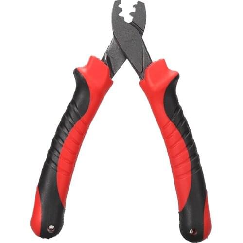 1pcs Carbon Steel Fishing Crimping Pliers for Fishing Line Barrel Sleeves Cutter Scissors Outdoor Fishing Tools