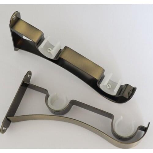 2 Pcs D28/28mm Curtain Rod Decorative bracket 6/10.5cm,Curtain Accessories Bracket for Window Decoration