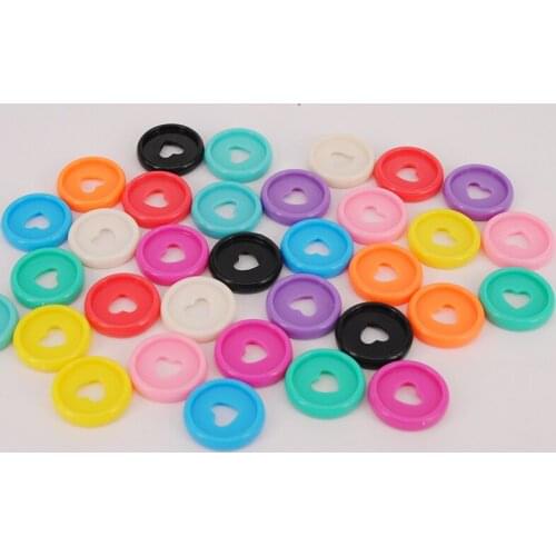 24mm 200pcs Mushroom Binder Discs Planner Disc Binding Buckle Notebook Binder Ring DIY Planner Accessories School Supplies