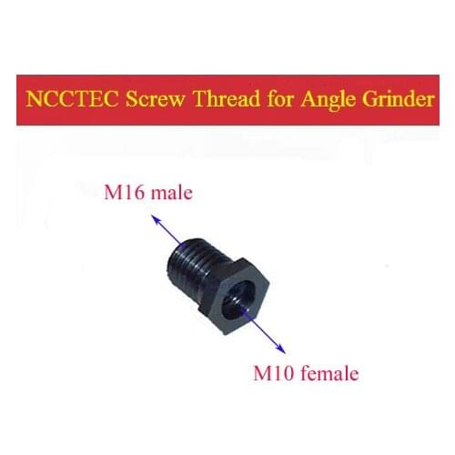 Adaptor adapter screw thread connector M16 male External thread-M10 female internal thread Reducer for Angle hand-held Grinders