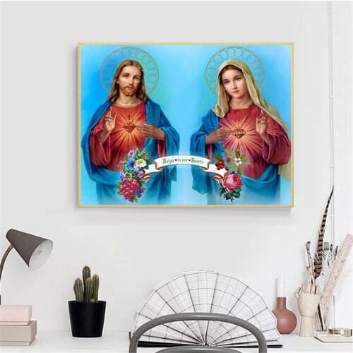 5D DIY Diamond Painting "Jesus portrait" Full Square /Round mosaic Rhinestones Diamond Embroidery Cross stitch decoration FG1617