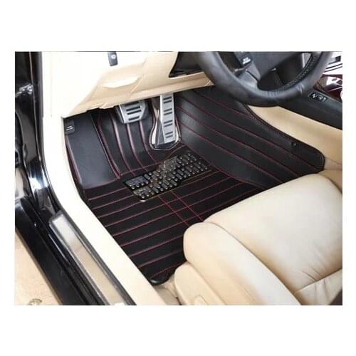 CHOWTOTO AA Auto floor mats for 2012-2014 Skoda Yeti car floor mats wear-resisting leather carpets 2014 Skoda Yeti eco car mats