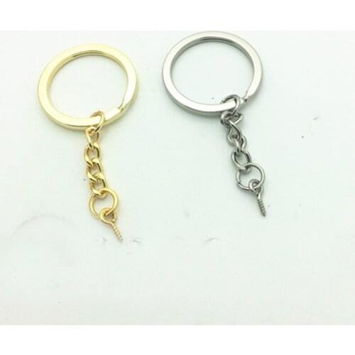 Key Ring key chain bag charms findings jump ring tassel Clasp Eyelets Drilled Screw 0n Eye head Pin id holder Link loop Gifs kit