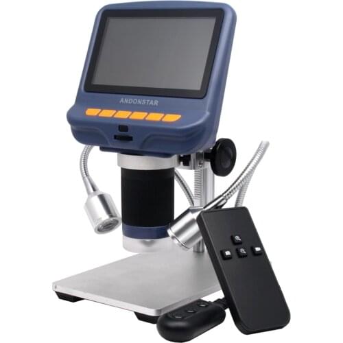 4.3" Digital Microscope 1080P USB Video Microscopes for phone Repair Soldering Tool Bga SMT Jewelry Magnifier 220X + Metal Stand