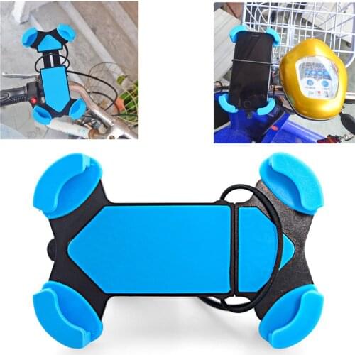 New Mobile Phone Bracket Cellphone Nonslip Holder with USB Charger Motorcycle Universal Charging Handle Mounted Display Voltage