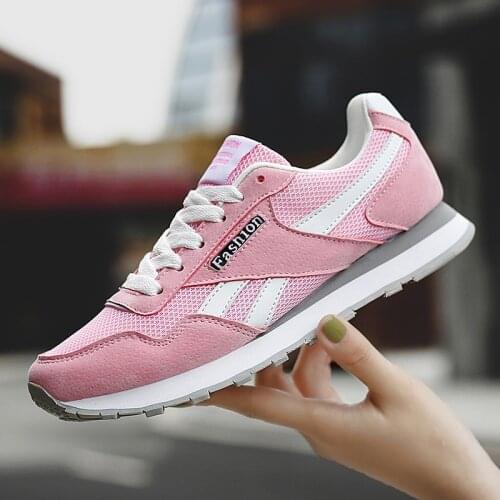 Women summer autumn running Sneakers men light Breathable sport Shoes Sapato Feminino Black/White Walking Trainers flat Shoe