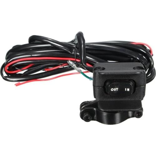 Motorcycle ATV/UTV 3 Meters Winch Rocker Switch Handlebar Control Line Warn Kits 12V Full Sealed Switch Connectors Supplies