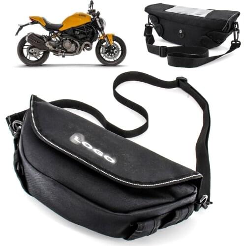 Motorcycle Waterproof Racing Race Travel Bags Suitcase Saddlebags and Handlebar Bag for Ducati Monster 797 Multistrada 1200 1260