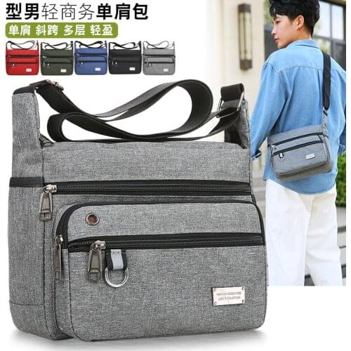 Crossbody Bags For Men 2021 Fashion Cross Mens Travel Messenger Canvas Single Shoulder Unisex Fashion Business Womens Side Bag