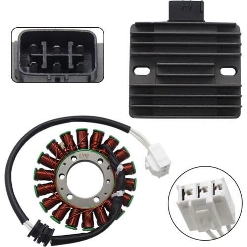 Motorcycle Magneto Stator Coil +Voltage Regulator Rectifier For Yamaha YZF R6 R6R RaceBase 2C0-81410-00 2C0-81410-01 4XY-8196000