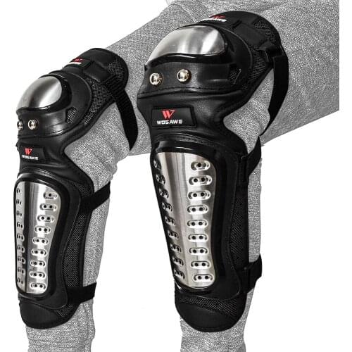 WOSAWE MTB Motorcycle Knee Pads Armor Downhill Protective Gear Guards Hard Shell Motocross Snowboard Safe Elbow Protection Suit