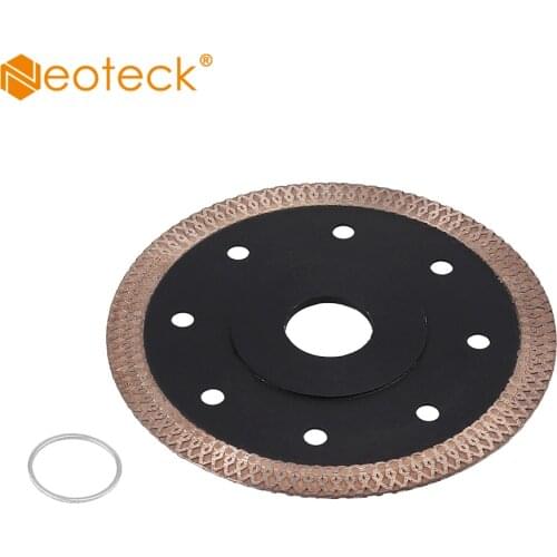 Neoteck Thin 115mm 4.5'' Turbo Diamond Tile Dry Cutting Disc Angle Grinder Discs / Blade With built-in flange
