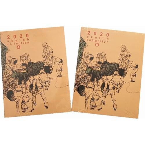 New Kim Jung-Gi 2020 Sketch Collection Book Korea Kim JungGi Comic Sketch Manuscript illustration Book Vol. A+B