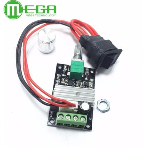 DC 6V 12V 24V 3A 80W PWM Motor Speed Control Adjustable Reversible Switch Regulator Board Governor Controller Module LED