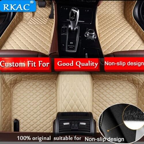 RKAC Custom fit 3D Car floor mats for Mercedes Benz A C W204 W205 E W211 W212 W213 S class CLA GLC ML GLE GL carpet floor liner