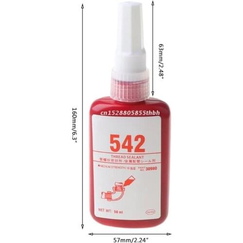 High Strength 542 Thread Sealant Metal Pipe Thread-locking Solid Seal Glue