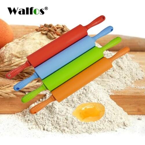 WALFOS Baking Tool 1 pcs Rolling Pins Baking Fondant Paste Stick Rolling Pin Sugar craft Tools
