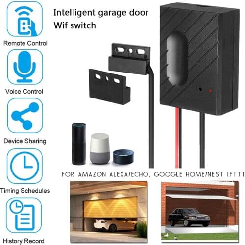 WiFi Smart Garage Door Openers Controller APP Phones Control Remote Control Channel Garages Door for Amazon Alexa