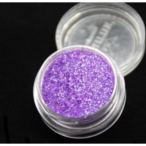18 Colors Iridescent Monochrome Eye Rainbow Glitter Powder Dust Women Beauty Body Face Texas Ribbon Shape Sequin For Decoration